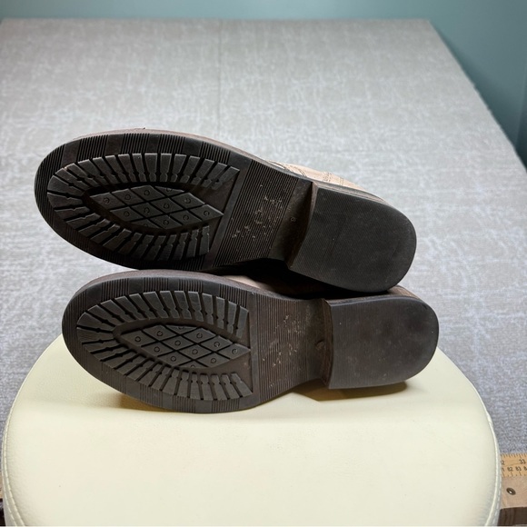 Steve Madden Munch Military Leather Lace up Moto Boot Womens Size 9 - Picture 8 of 10